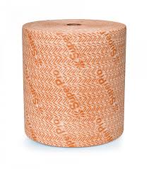 Bobina Pano Multi Uso 300mtsX27cm Laranja 35grs Superpro (ANTIVIRAL E BACTERICIDA) 750 PANOS
