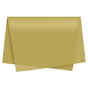 Papel Seda Ouro c/ 20 unids