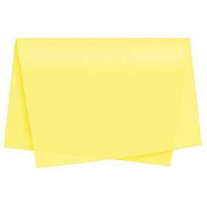 Papel Seda Amarelo c/ 100 unids