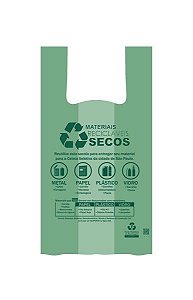 Sacola Biodegradável 48x55 Verde 01kg