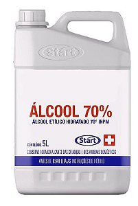 Álcool Liquido 70% 5lts Start Assept