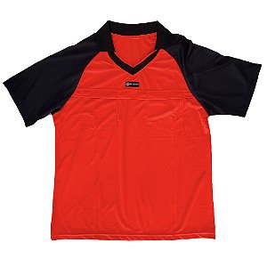 Camisa para Árbitro - Juiz de Futebol AX Esportes Vermelho