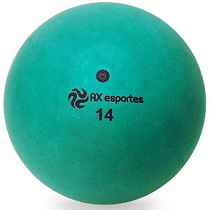 Bola de Iniciação Borracha Lisa AX Esportes Nº14 - VERDE - LCD