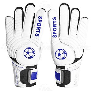 Luva de Goleiro AX Esportes Adulto TAM 10 BC/AZ - YWA045