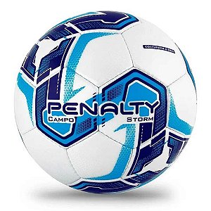 Bola de Futebol Campo Storm Nº4 XXI Penalty - Bca/Az/Rx