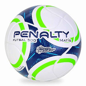 Bola de Futsal Penalty Matis 500 IX - Br/Vd/Az