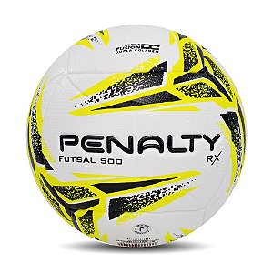 Bola de Futsal Penalty RX 500 XXIII - Branca e Amarela