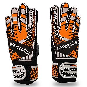 Luva de Goleiro Infantil AX Esportes - TAM. G (Laranja)