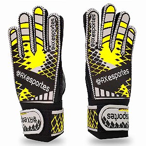 Luva de Goleiro AX Esportes Adulto Amarelo TAM-P