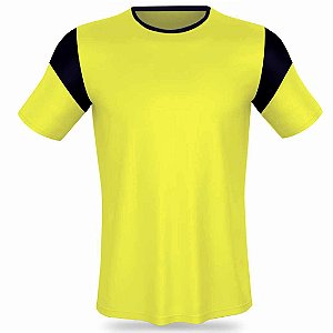 Jogo de Camisa AX Esportes Amarelo com Preto - 14+1 Numeradas
