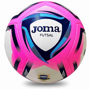 Bola de Futsal Joma Hybrid - Bco/Rosa/Az - REF. 708