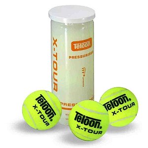 Bola Teloon Tênis ITF Pro Tubo c/3 - OA500 - EXCLUSIVIDADE E LANÇAMENTO
