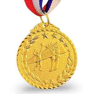 Medalha AX Esportes 50mm Dourada - YWA 454 VOLEI - EXCLUSIVIDADE E LANÇAMENTO