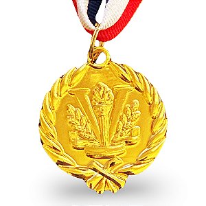 Medalha AX Esportes 45mm Honra ao Mérito Dourada - YWA 455 TOCHA V - EXCLUSIVIDADE E LANÇAMENTO