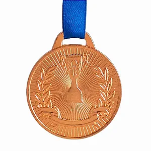 Medalha AX Esportes 40mm H. Mérito Bronzeada YWA 469 / 430 - EXCLUSIVIDADE