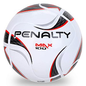 Bola de Futsal Penalty MAX 100 X Termotec - Branco e Preto