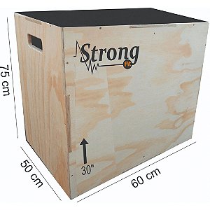 Caixa de Crossfit Strong  30" - 75 x 60 x 50cm
