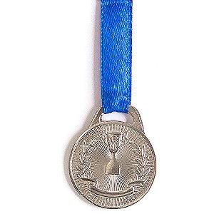 Medalha AX Esportes 30mm Honra ao Mérito Prateada - FA465-429 (Pç)