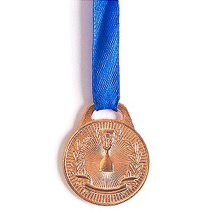Medalha AX Esportes 30mm Honra ao Mérito Bronzeada - FA465-429 (Pç)