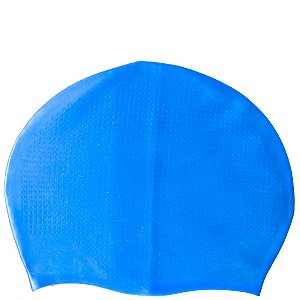 Touca Natação Massageadora AX Esportes Silicone Azul-OA337