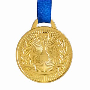 Medalha AX Esportes 41mm Honra ao Mérito Dourada-FA467-430 Pç