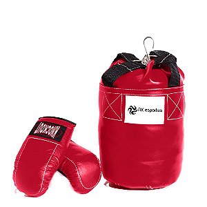 Kit de Boxe Infantil AX Esportes com Saco e Luva - 06 Anos