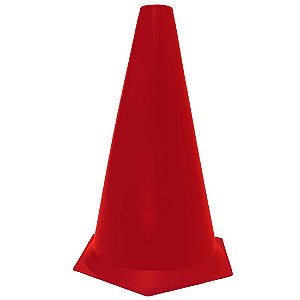 Cone 23cm Rígido p/ Treinamento AX Esportes Vermelho