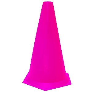 Cone 23cm Rígido p/ Treinamento AX Esportes Rosa