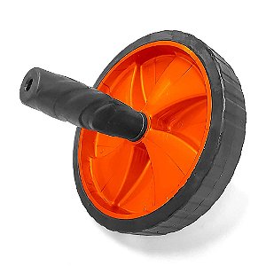 Roda de Exercícios Abdominais AX Esportes 19cm - Laranja