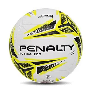 Bola de Futsal Penalty RX 200 XXI - Branca e Amarela