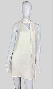 VESTIDO CURTO BRANCO TAMANHO PP
