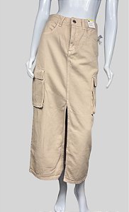 Saia bege claro tamanho 36