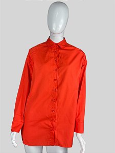Camisa manga longa coral