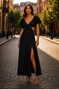 Vestido preto CÓD. 166