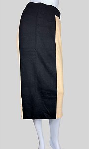 Saia preto com dourado