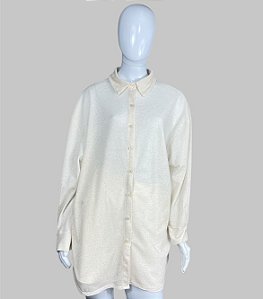 Camisa fio lurex: ouro TAM PP