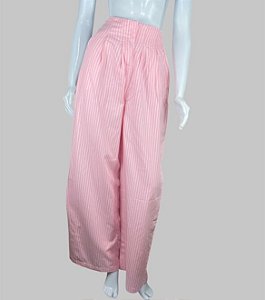 Calça rosa listrada TAM P