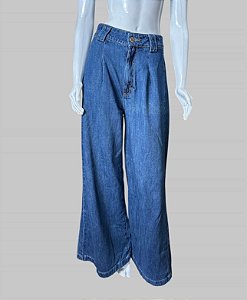 calça jeans pantalona