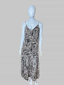 vestido estampado TAM P