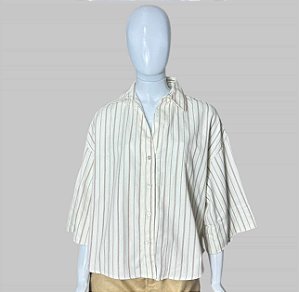 camisa listrada TAM P