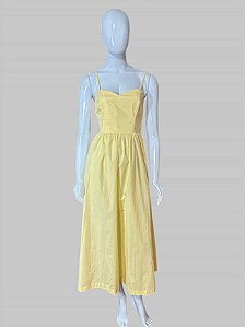 vestido amarelo TAM P