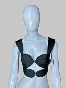 top cropped preto TAM P