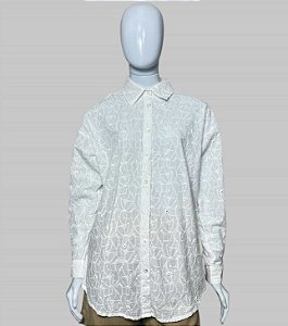 camisa laise branca TAM P