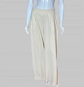 calça bege claro TAM 36