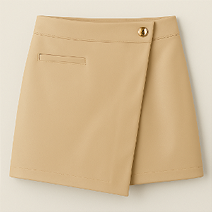 Short saia Carolla em PU