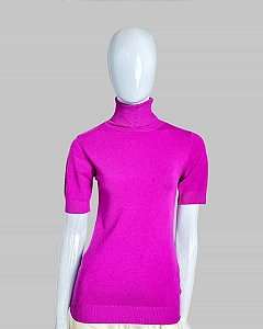 NOVO - Blusa Tricô Gola - Sandra