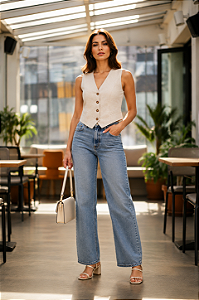 COLETE BEGE MEDIO TAM PP CÓD. 131