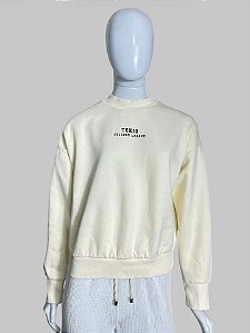 MOLETOM OFF WHITE TAM P