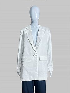 BLAZER OVERSIZED BRANCO TAM 40