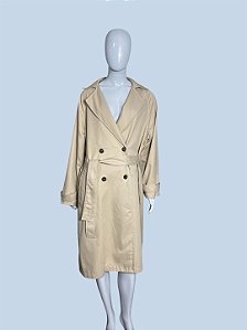 TREND COAT BEGE MÉDIO TAM M